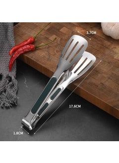 304 Steel 17.5 cm Silver Kitchen Steak Barbecue and Bread Tongs CIN626 - pzsku/ZB2602B6F484D48495155Z/45/_/1728060768/685f9b4a-ef09-4f2d-9e72-eea369d5b020