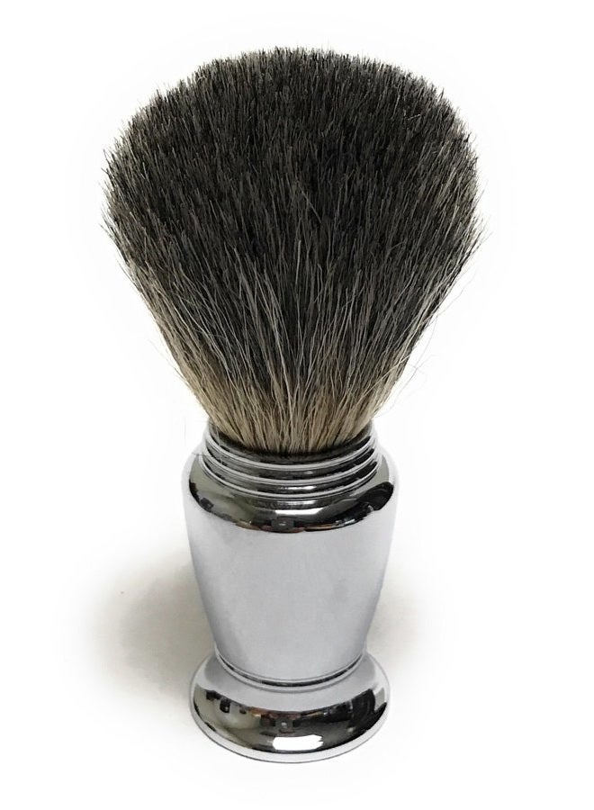 G.B.S Shaving Set 33c DE Safety Razor, Chrome Shaving Brush and Dual Stand for Razor and Shaving Brush, Razor Head Sleeve and 10 Pack of Blades - Image 4