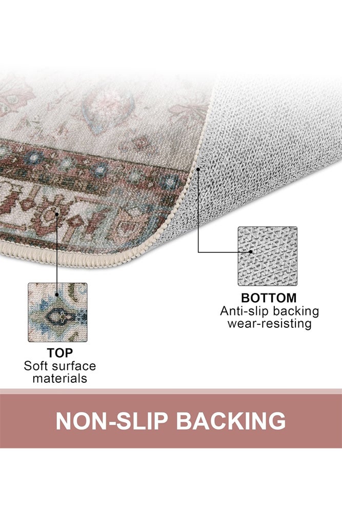 شبيلي سجادة مدخل للمنازل والمكاتب وديكور منزلي داخلي، ممسحة ترحيب من ألياف البوليستر بظهر منخفض مانع للانزلاق وقابلة للغسل، تلتقط الأوساخ والرطوبة ومناسبة للمداخل والممرات والشقق - Image 3