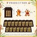 Poen 36 Set Christmas Tic Tac Toe Game Bulk Classroom Christmas Gifts for Students Gingerbread Man Tic Tac Toe Game Drawstring Bags Party Favors for Boys Girls Holiday Party Classroom Rewards Activity - Image 4