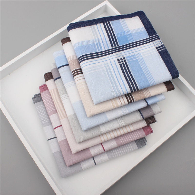 (Hanky ​​Super ) Men'S Cotton Women'S Pure Cotton Handkerchief Sweat Towel Old-Fashioned Thin - Image 3