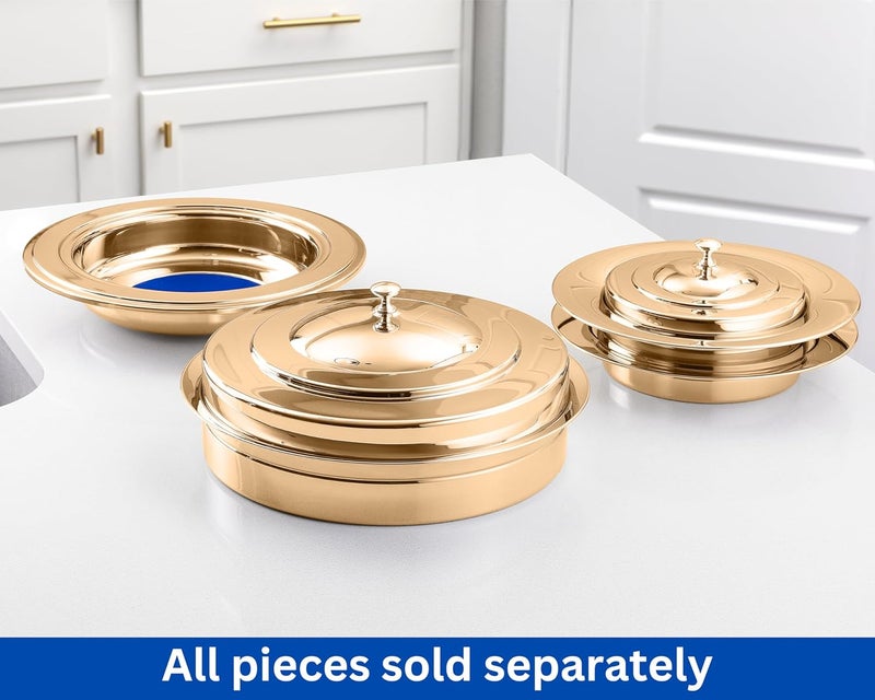 Steadfast Selections (Bread Tray) Gold Premium Communion Trays for Churches | Stainless Steel Communion Ware Set, Supplies - Image 3