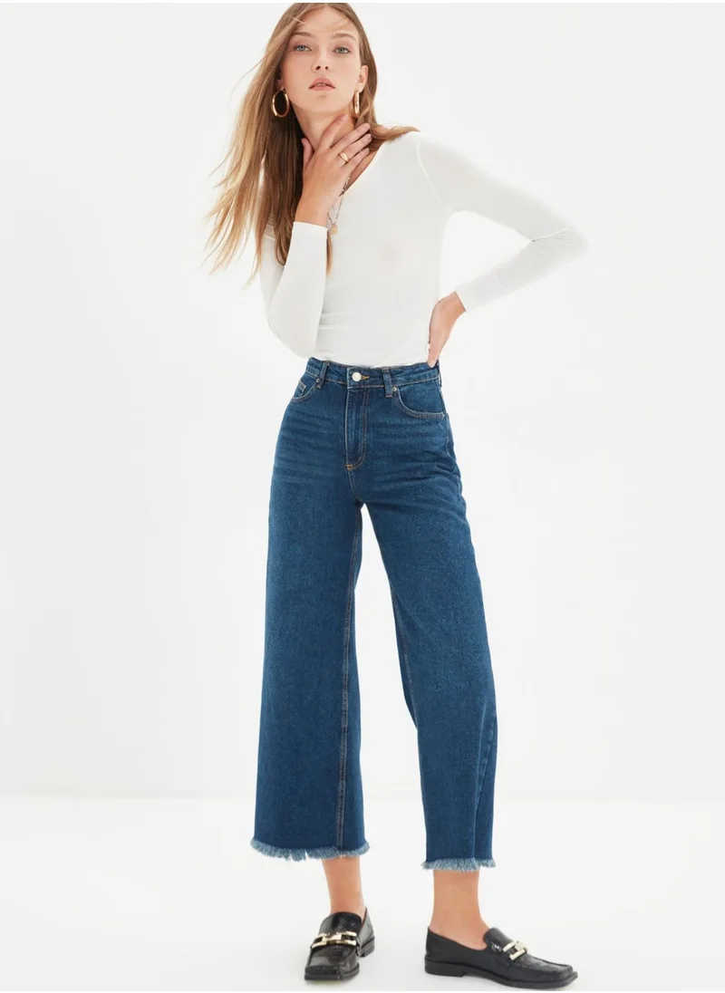 trendyol High Waist Straight Jeans