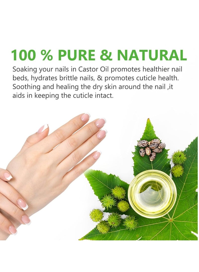 ELBBUB - 60ml Jamaican Black Cold Pressed Castor Oil for Hair and Skin Care Eyelashes and Eyebrows Hair Loss & Dry Damaged Hair Nourishment Scalp Stimulates Hair Growth for Men & Women - Image 1