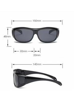 Generic 3 PCS Goggles Anti-UV Dustproof Windproof Motorcycle Sunglasses Outdoor Cycling Glasses Desert Sand Dust Mirror Bicycle Mirrors Sports Glasses Driving Night Vision Sports Safety Glasses  - Image 5