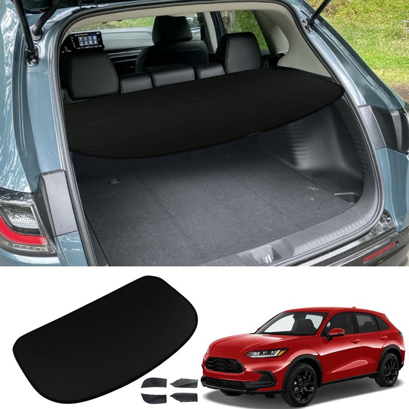 Marretoo for 2023 2024 2025 2026 Honda HRV Cargo Cover for Honda HR-V Accessories Cargo Trunk Cover Factory Style Black Trunk Security Shield Shade - Image 1