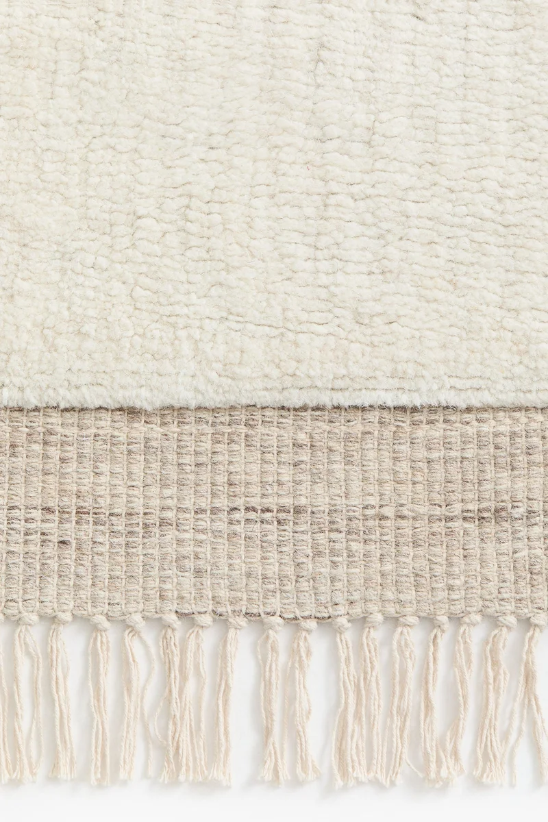 H&M Wool-blend fringed rug