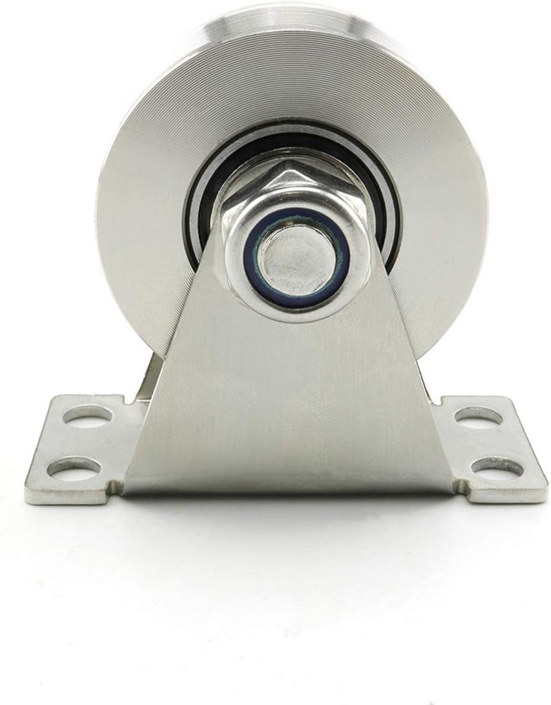heyous Stainless Steel Single Wheel Pulley Block with Mounting Screws and Expansion Pipes - Image 2