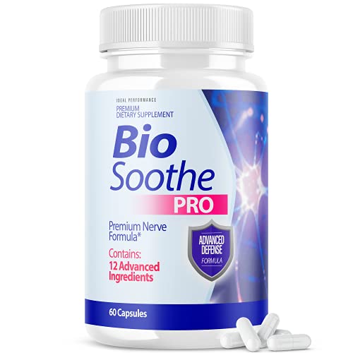IDEAL PERFORMANCE Biosoothe Pro Neuropathy Treatment Capsule for Nerve Pain Repair Pills Bio Soothe Premium Formula Supplement Alpha Fix Neeve 60 Capsules