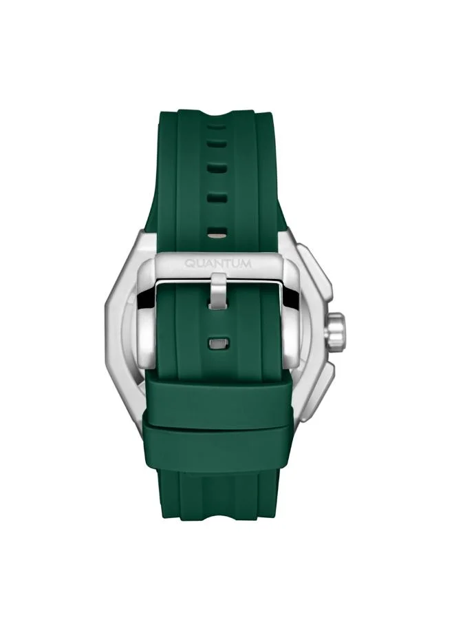 كوانتوم Men's Silicone Chronograph Watch HNG1097.356 - 47 mm