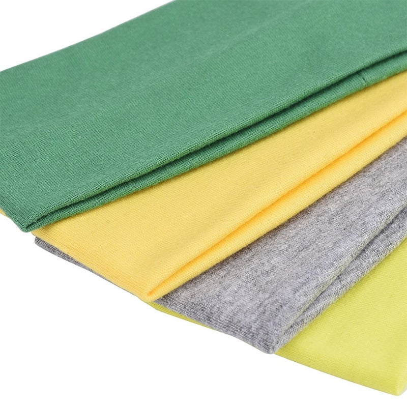 eBoot Eboot 12 Pcs Sport Headbands for Women Fabric Elastic Hair Bands Soft Cotton Cloth Stretchy Head Bands Sweat Absorption Athletic Headbands for Workout Yoga Running  - Image 4