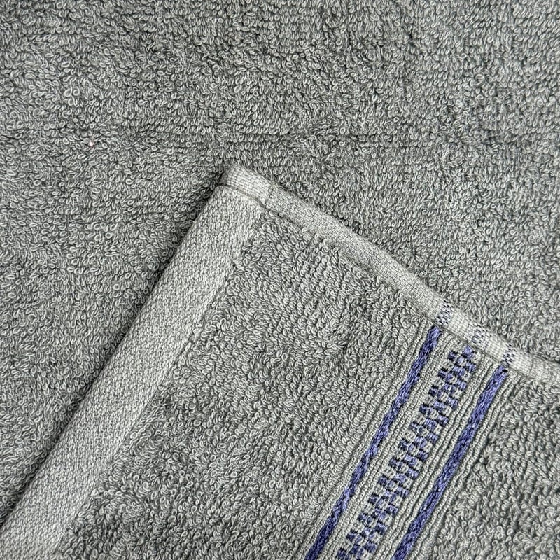 STAMIO Cotton 425 GSM Hand Towel Set of 3, 40 X 60 cm for Men, Women, Home Use, Gym, Wash Basin, Sports, Workout | Soft, Absorbent, Quick Dry, Full Size Large | Maroon + Beige + Blue - Image 3