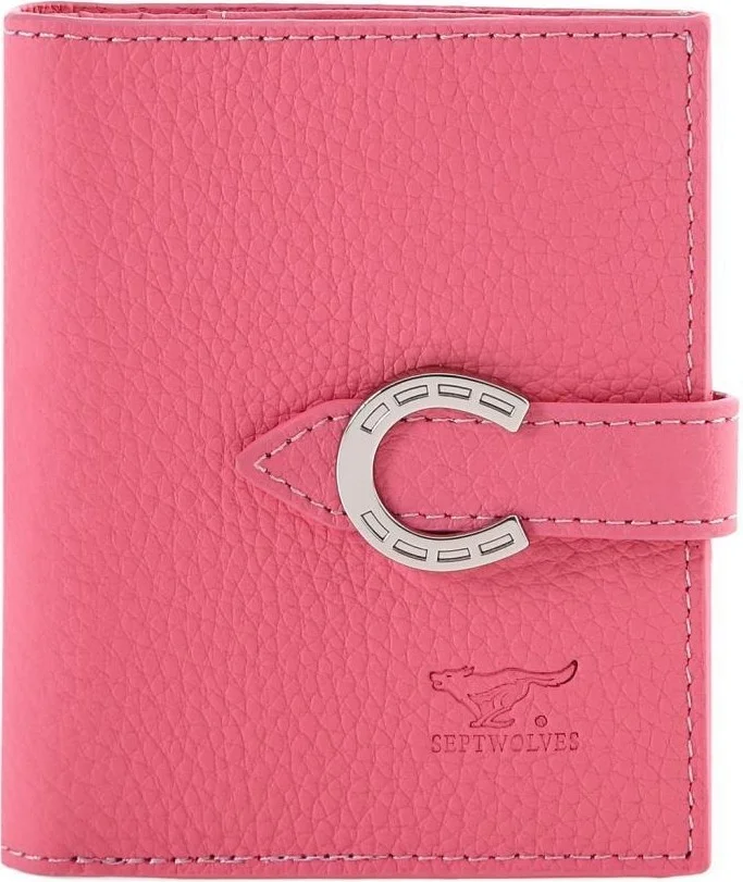 سيبتولفز Leather Metal Detailed Women's Card Holder and Wallet