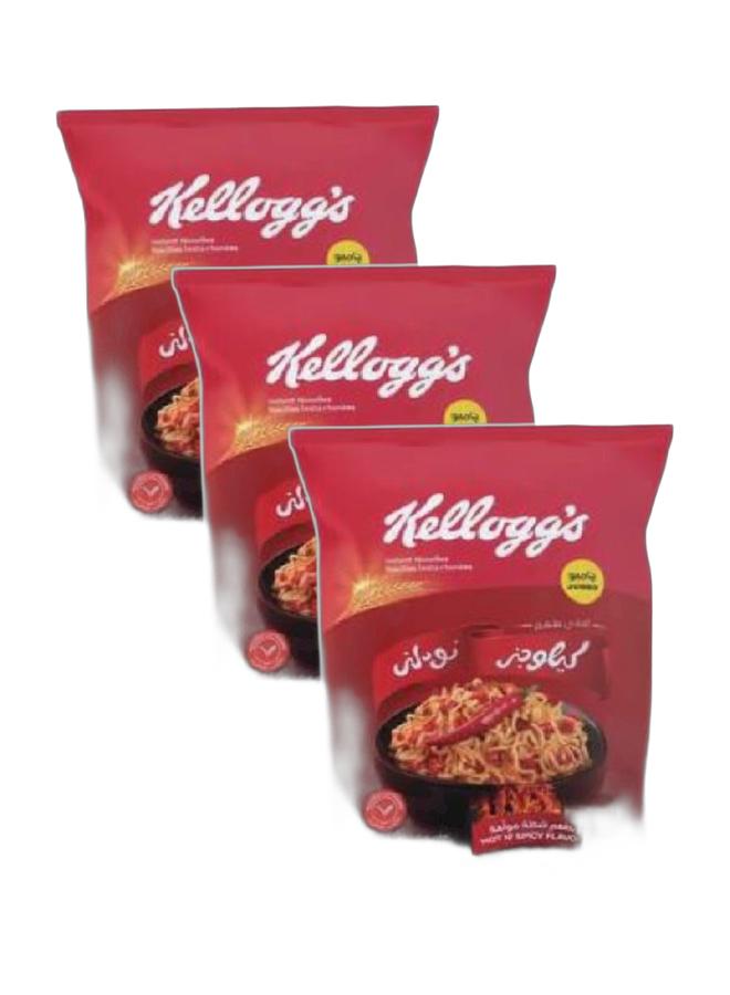 Kellogg's Hot and Spicy Noodles 100g (Pack of 3) - Image 1