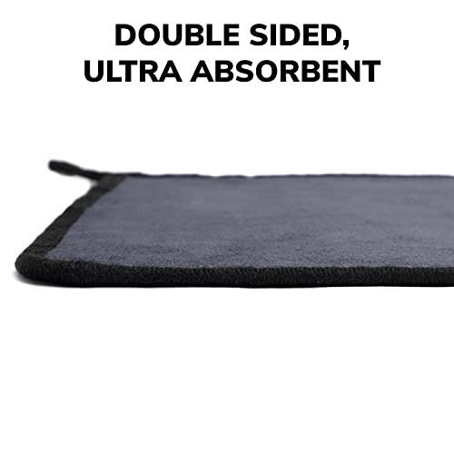 ShineXPro Microfiber Car Cleaning Cloth & Wash Mitt Kit - Includes SuckerXtreme 600GSM (60x50 CM) Microfiber Cloth for Car & Dual Sided Chenille Microfiber Wash Mitt - Image 3