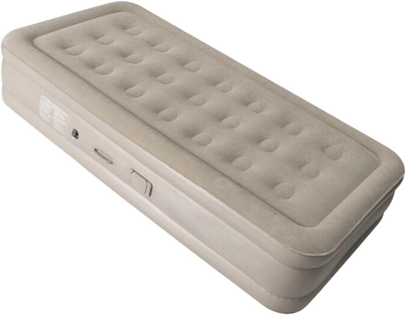 WENGTY Single Inflatable Mattress with Built-in Pump Camping Air Mattress Quick Inflation Deflation Blow Up Mattresses Air Bed Portable Elevated Guest Bed for Home Outdoors Hiking Travel (2 Pillow) - Image 1