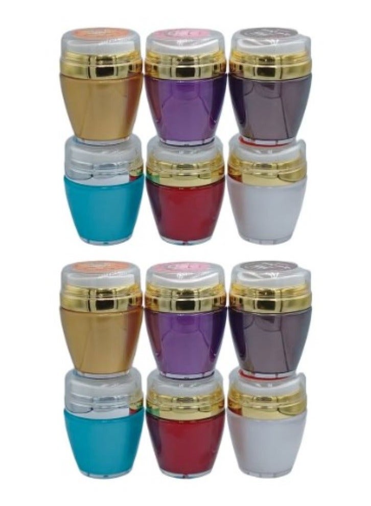 Gawaher Makhmaria Touch Of Silk To perfume The Body And Hair Consisting Of 12 Pieces With Different Scents