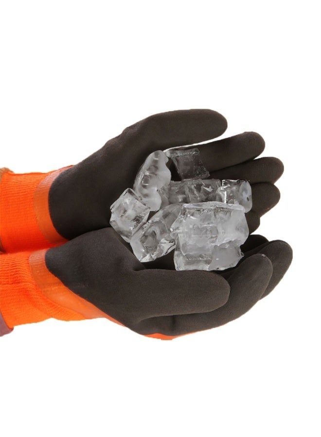 NIBEMINENT Thermo Plus Coldproof Work Gloves Blue/Black - Image 2