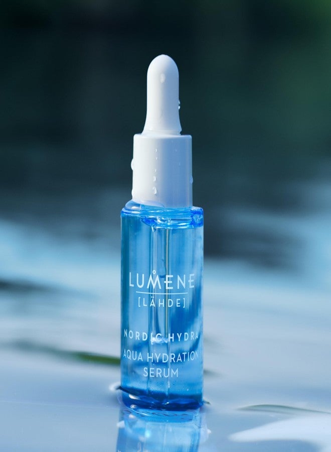 LUMENE Nordic Hydra Aqua Serum | Intense Hydration for Lasting Dewy Skin | With Arctic Spring Water, Hyaluronic Acid & Nordic Red Algae | Lightweight & Hydrating | Vegan | 30 ml - Image 5