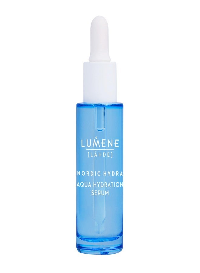 LUMENE Nordic Hydra Aqua Serum | Intense Hydration for Lasting Dewy Skin | With Arctic Spring Water, Hyaluronic Acid & Nordic Red Algae | Lightweight & Hydrating | Vegan | 30 ml - Image 1