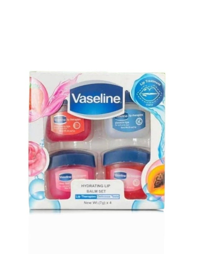 Vaseline Lip Therapy 4-piece set, 7g