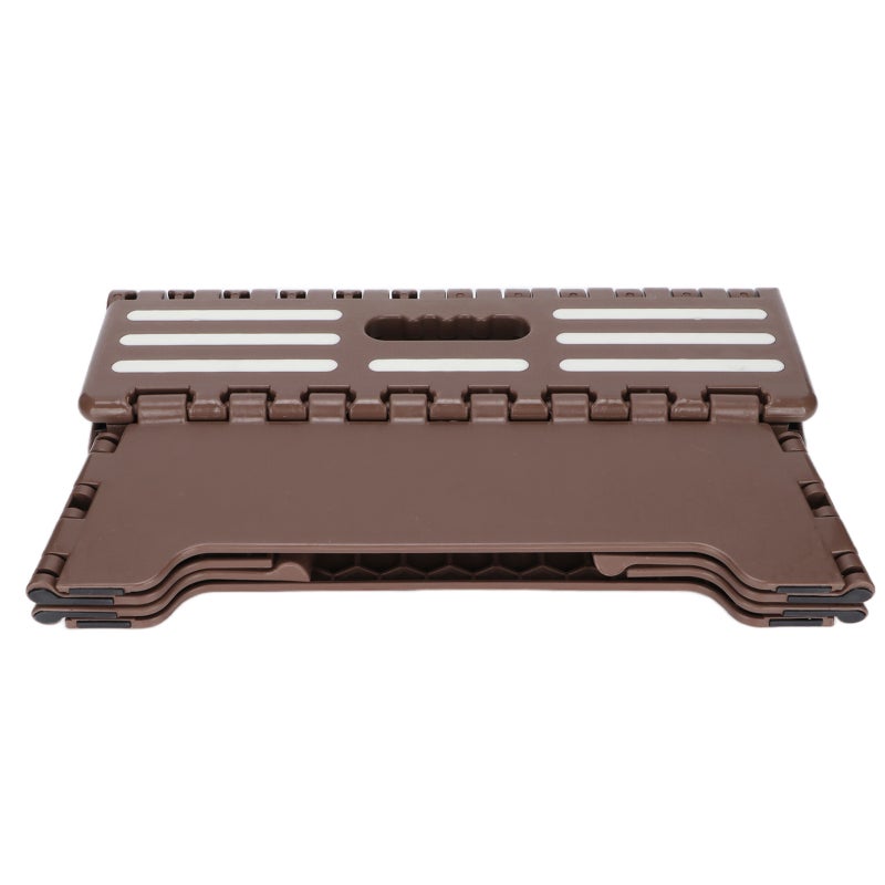 Foldable Non Slip Step Stool: PP Plastic Durable Portable Design - Safe Wide Usage for Home Bathroom Car Travel Elderly Children Mobility Impaired Users - Image 5