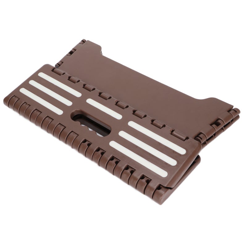 Foldable Non Slip Step Stool: PP Plastic Durable Portable Design - Safe Wide Usage for Home Bathroom Car Travel Elderly Children Mobility Impaired Users - Image 4