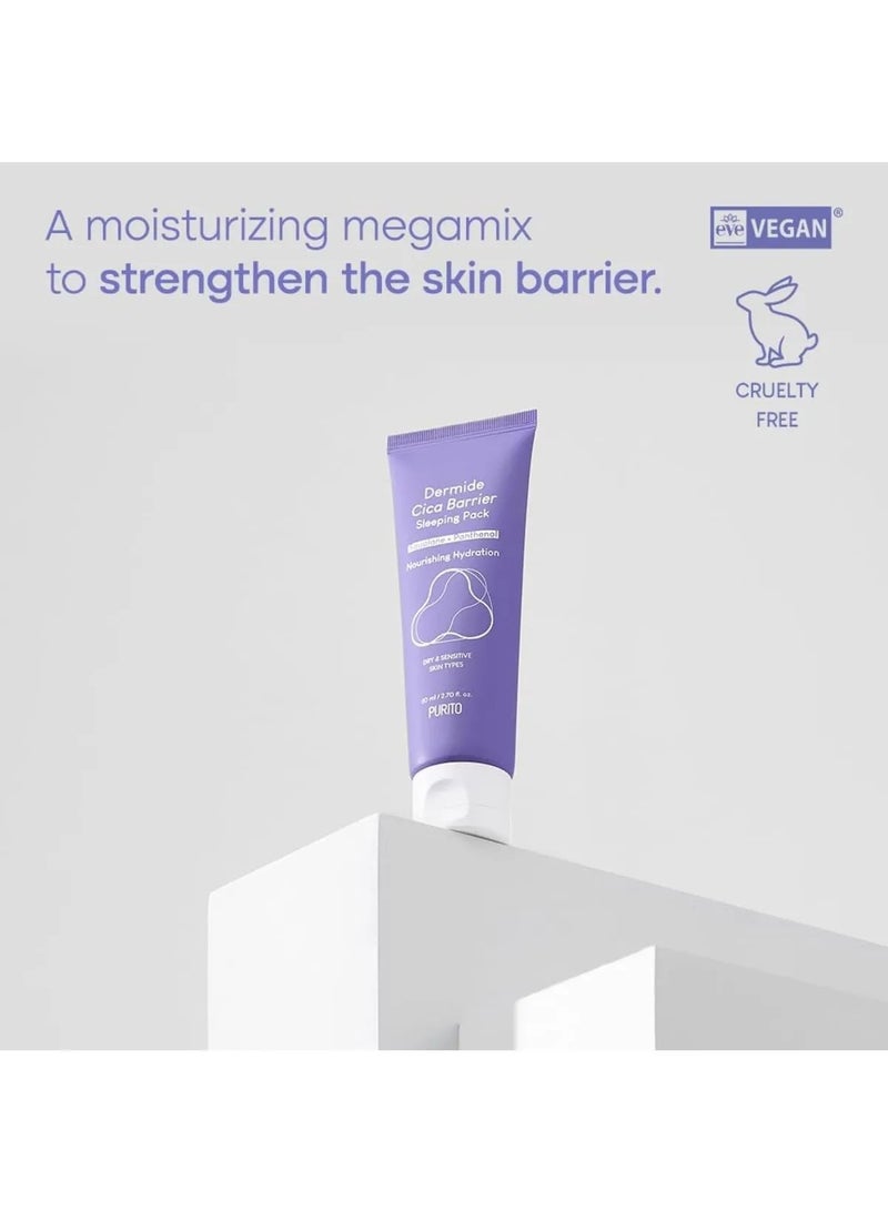 Purito Seoul  Dermide Cica Barrier Sleeping Pack 80ml - Image 2