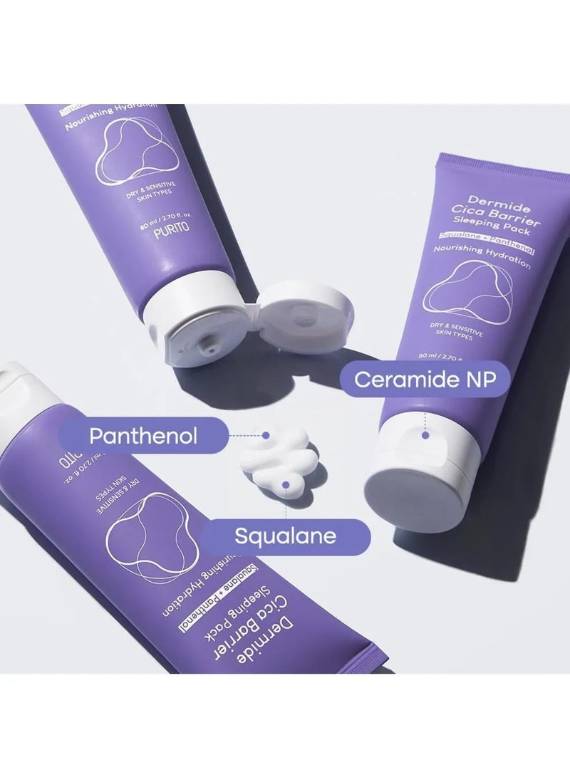 Purito Seoul  Dermide Cica Barrier Sleeping Pack 80ml - Image 3