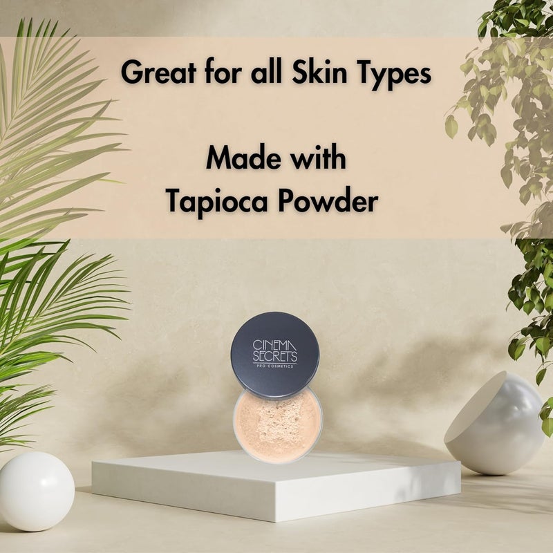 Cinema Secrets Ultralucent Loose Powder - 0.67 oz (19 gm) in Beige for Shine Control - Image 3