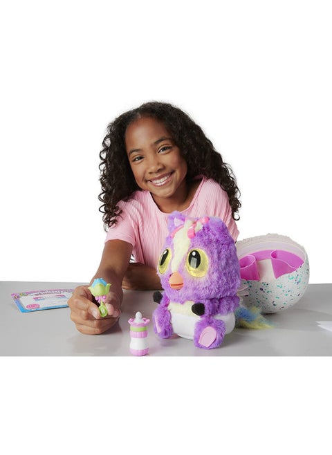 Hatchimals, HatchiBabies Kitsee, Hatching Egg with Interactive Pet Baby