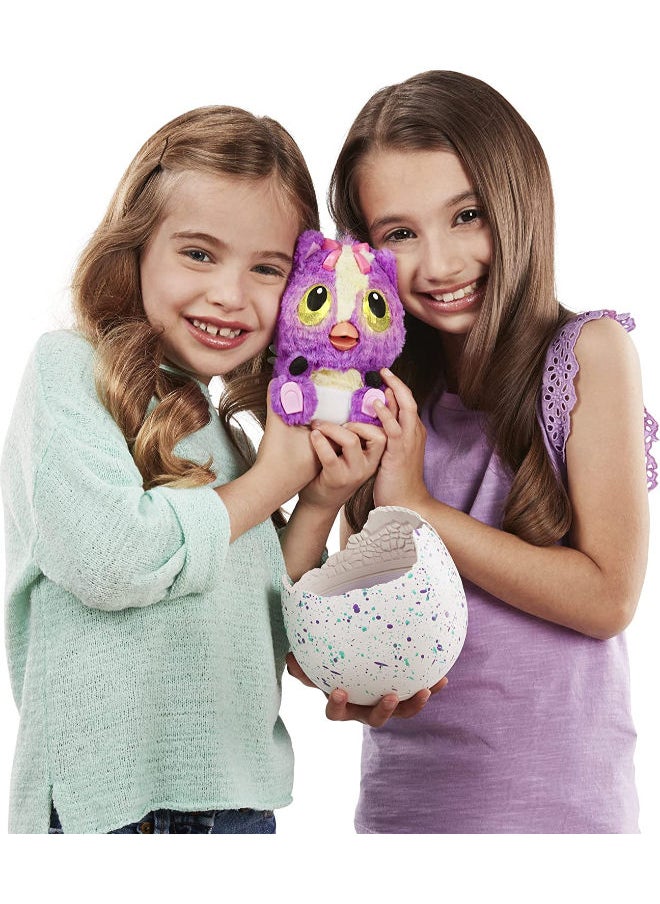 Hatchimals, HatchiBabies Kitsee, Hatching Egg with Interactive Pet Baby