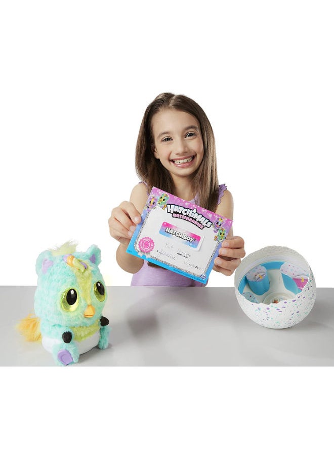Hatchimals, HatchiBabies Kitsee, Hatching Egg with Interactive Pet Baby