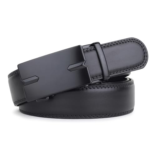 ZORO UNITED Vegan Leather Belt for Men | Formal/Casual, Black - Image 2