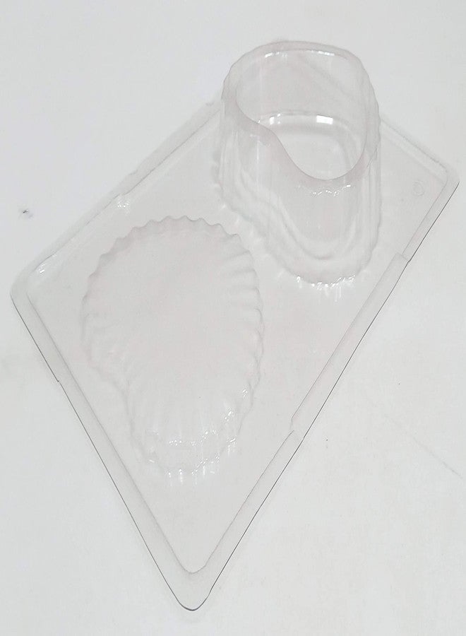 BAKERS PARDISE قالب شوكولاتة على شكل قلب من مادة PVC من Bakers Paradise مع غطاء - قالب بلاستيكي ذو تجويفين لخبز الكيك والشوكولاتة | مثالي لصنع الحلويات المنزلية، والاستخدام الاحترافي، وحلويات عيد الحب، وتزيين الحلويات - (180 غرام) - Image 4