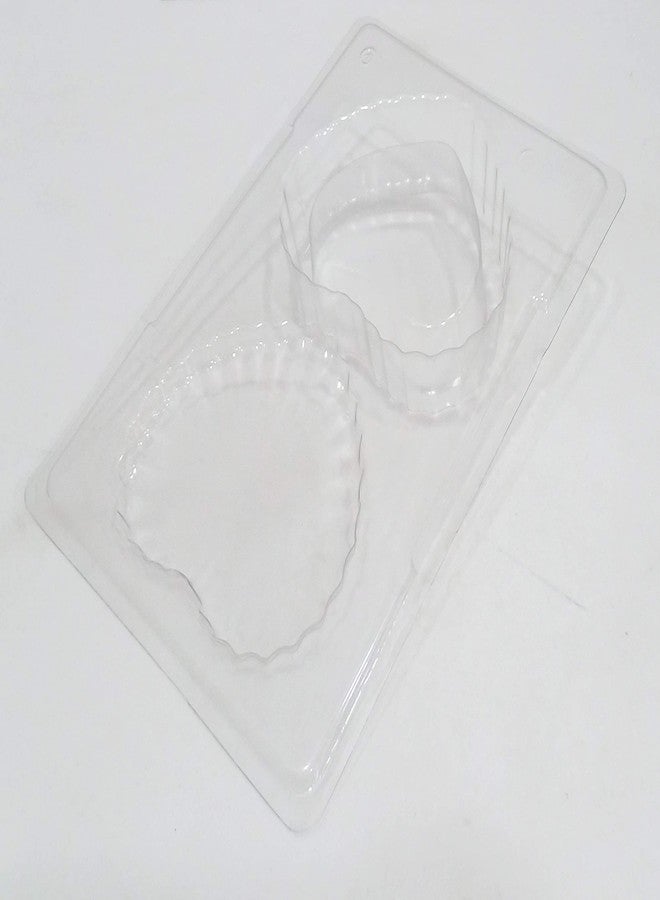 BAKERS PARDISE قالب شوكولاتة على شكل قلب من مادة PVC من Bakers Paradise مع غطاء - قالب بلاستيكي ذو تجويفين لخبز الكيك والشوكولاتة | مثالي لصنع الحلويات المنزلية، والاستخدام الاحترافي، وحلويات عيد الحب، وتزيين الحلويات - (180 غرام) - Image 2