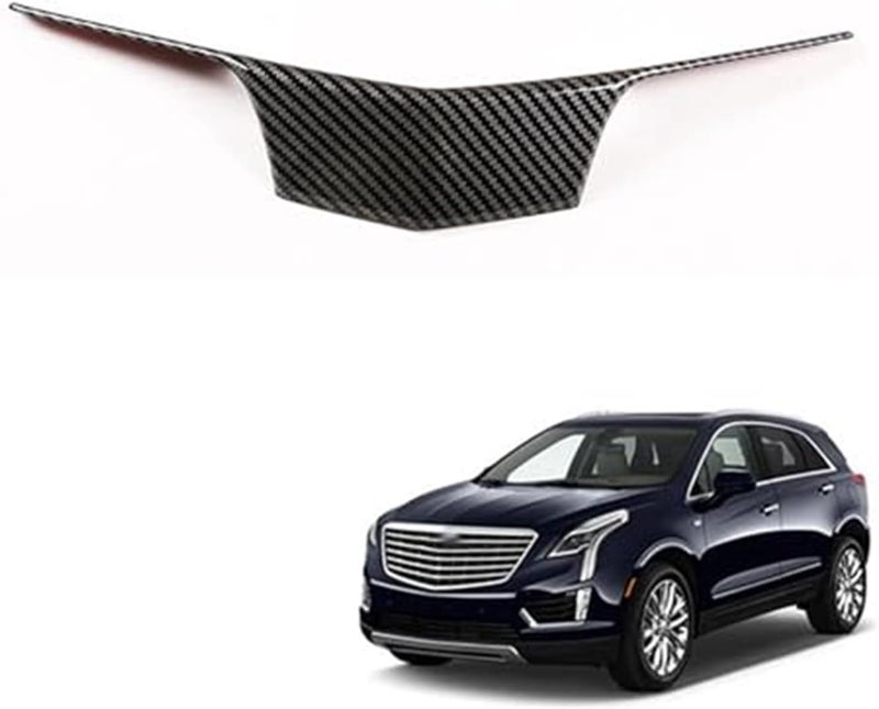 DEMULAX Carbon Fiber Steering Wheel Trim Cover for Cadillac XT5 - Image 2