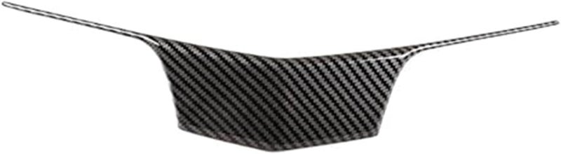 DEMULAX Carbon Fiber Steering Wheel Trim Cover for Cadillac XT5 - Image 1