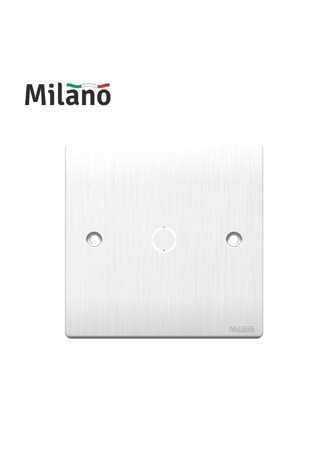 DANUBE HOME Milano Aura 20A Flux Outlet - Brushed White Finish Durable Fire Retardant Pc Material/Silver Point Red Copper Electrical Switches And Sockets Home Electronic Accessories - 8.6X9X4Cm