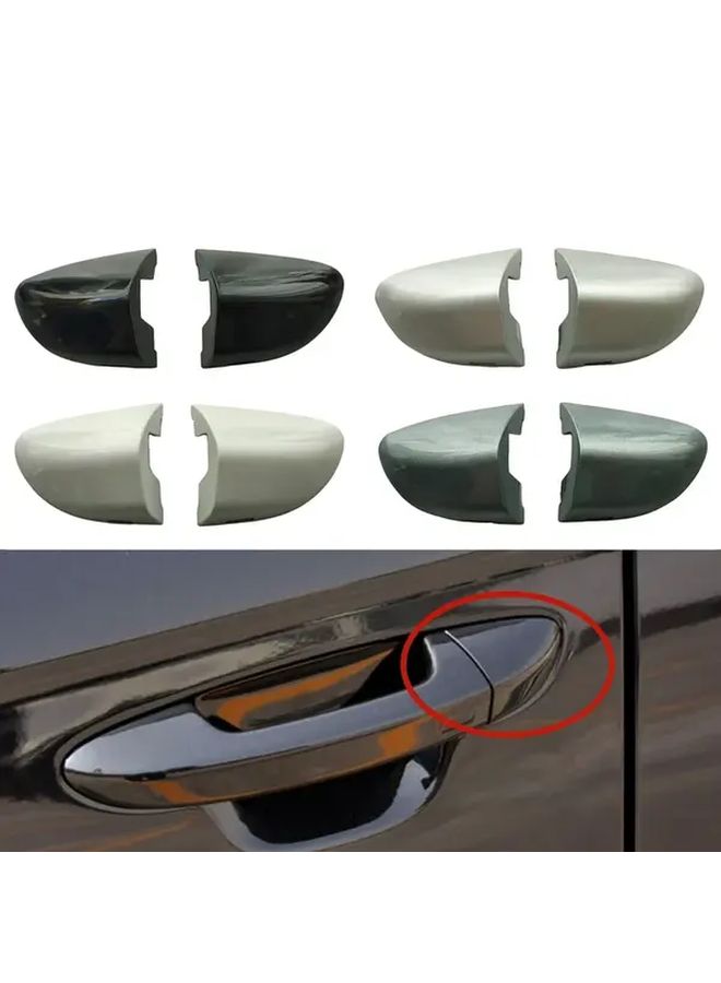 Left Front Side Car Lock Cylinder Cap Cover For Passat 2006 2011 CC 2009 2017 Silvery - Image 1