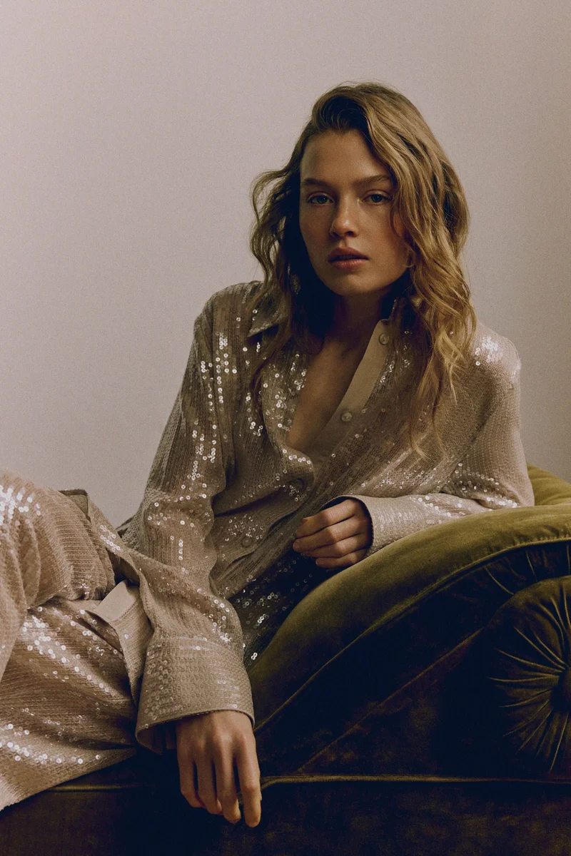 H&M Sequined shirt