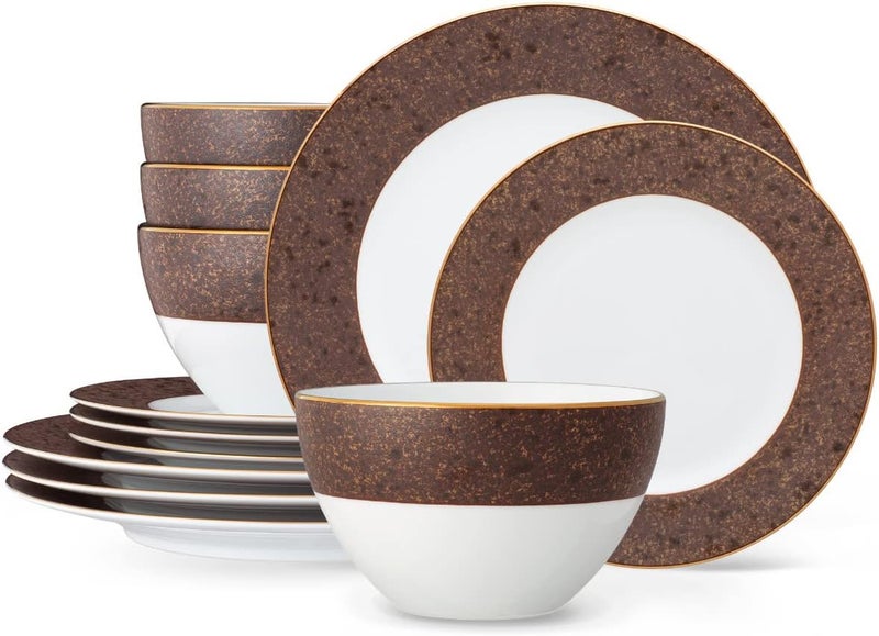 Noritake Tozan 12Piece Dinnerware Set Service for 4 - Image 1