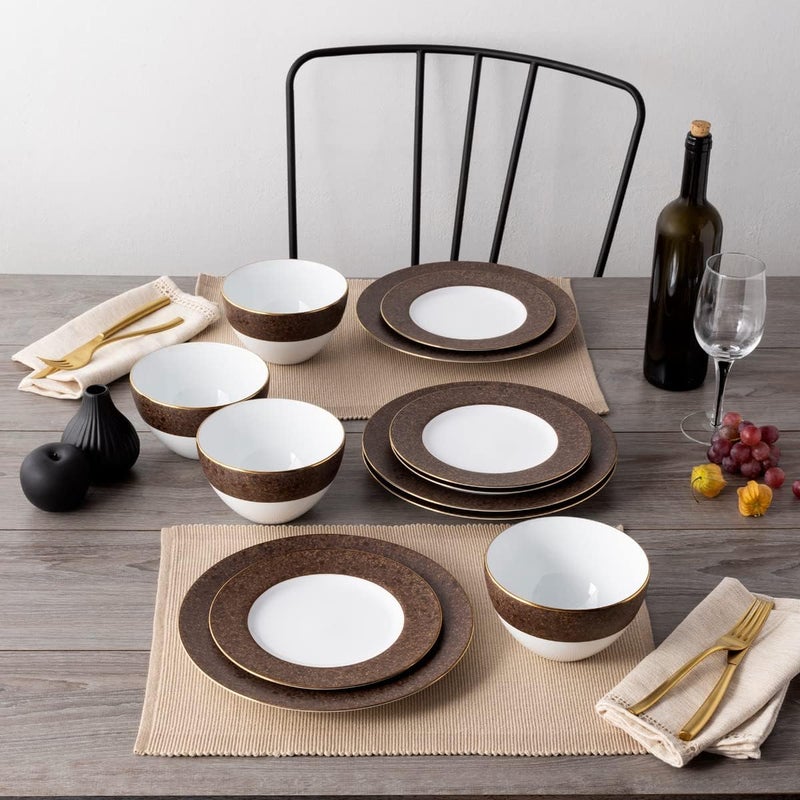 Noritake Tozan 12Piece Dinnerware Set Service for 4 - Image 2