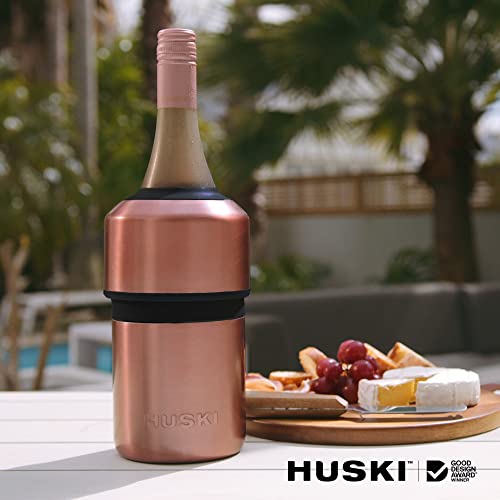 Huski Wine Chiller | Iceless Design | Keeps Cold up to 6 Hours | Wine Accessory | Next Generation Ice Bucket | Fits Some Champagne | for Wine Lover (Stone Grey) - Image 5