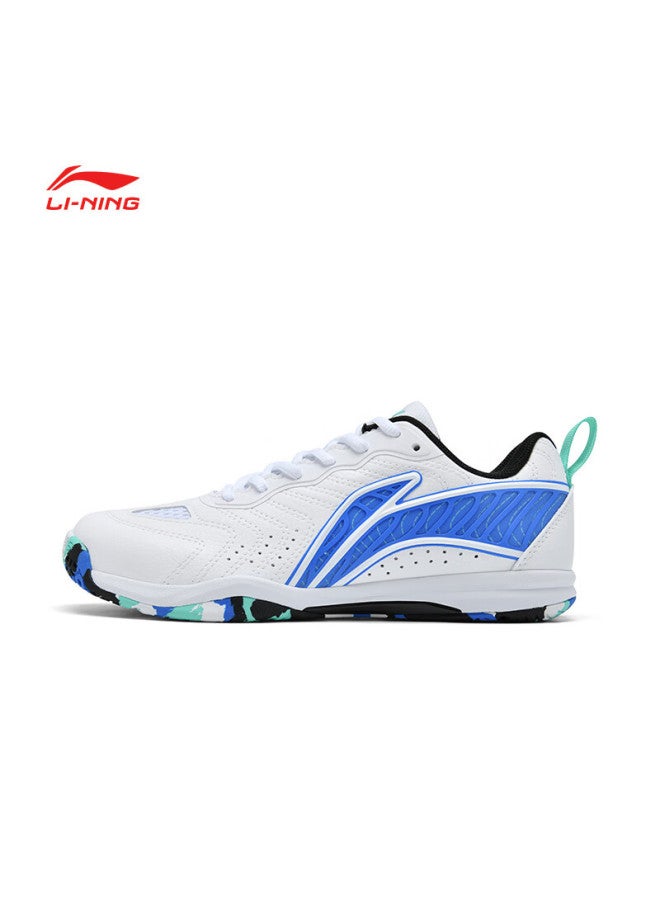 Li-ning Table Tennis Shoes Eagle Eye 3.0, Non-slip, Wear-resistant, Breathable, Professional Training Sports Shoes, Uni Style, White/glossy Blue, Size 44 - Image 2