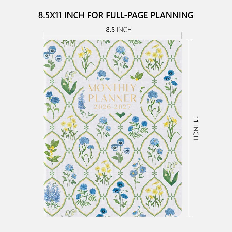 Jotsome Monthly Planner 2026-2027, Jotsome 16 Months Calendar Planner from Now to June 2027, 8.5"x11", Stitched Binding, Soft Cover, Daily Monthly Personal Planner for School Plan, Study and Schedule, Multi - Image 5