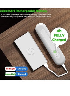 Y&D LED Rechargeable Under Cabinet Lights, Wireless Motion Sensor Closet Rechargable Light with Stepless Dimming, on Anywhere for Cabinet, Hallway, Stairway and More (12")  - Image 4