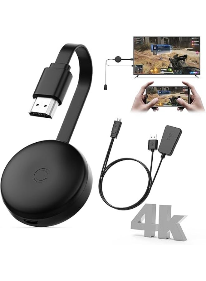 Wireless HDMI Display Adapter for Screen Mirroring, 4K Compatible Streaming Dongle for Smartphone, Laptop and PC to TV Monitor or Projector - Image 1