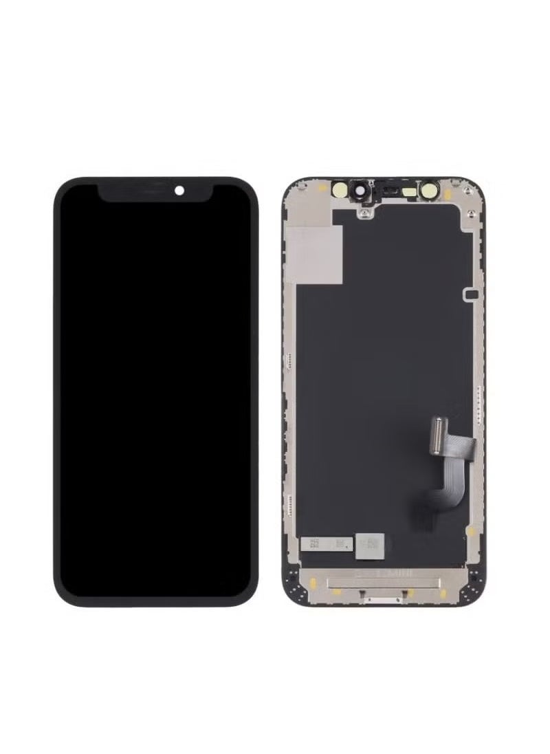 Replacement LCD Screen for iPhone 12 in Black | High-Quality LCD Display for iPhone 12 | Perfect Fit, Easy Installation, Full Touch Functionality, and HD Resolution | Compatible with iPhone 12 Models | Restore Your iPhone’s Display to New