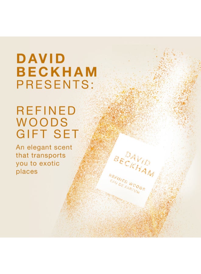 DAVID BECKHAM Refined Woods 100ml Eau de Parfum Gift Set - Image 4